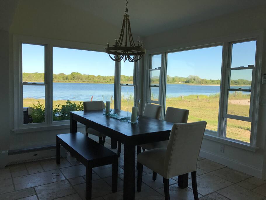 Dining Area overlooks Shinnecock Reservation