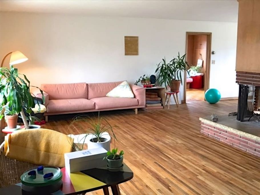LIVING ROOM / VIEW FROM FRONT DOOR