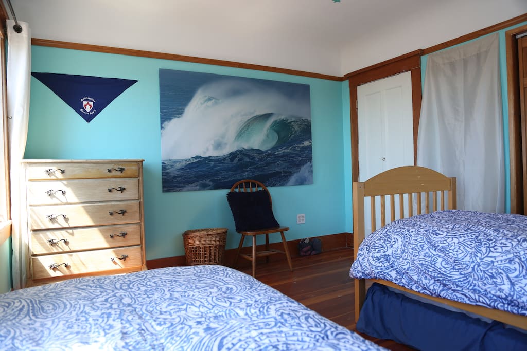 The Ocean view room has plenty of space for your belongings