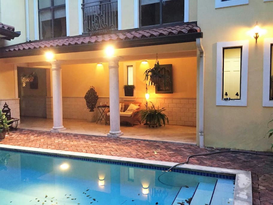 The Pool area