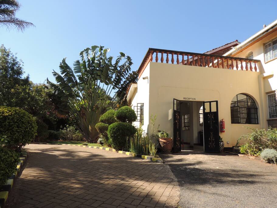 Entrance to reception