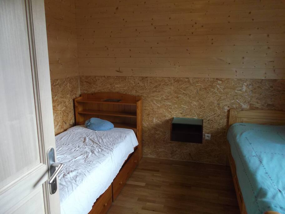 rangement pied du lit