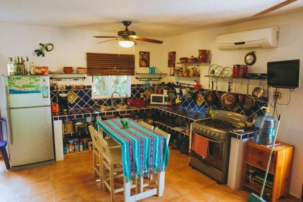 Kitchen and dining space
