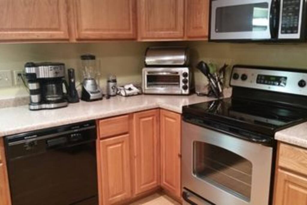 Fully stocked up graded kitchen