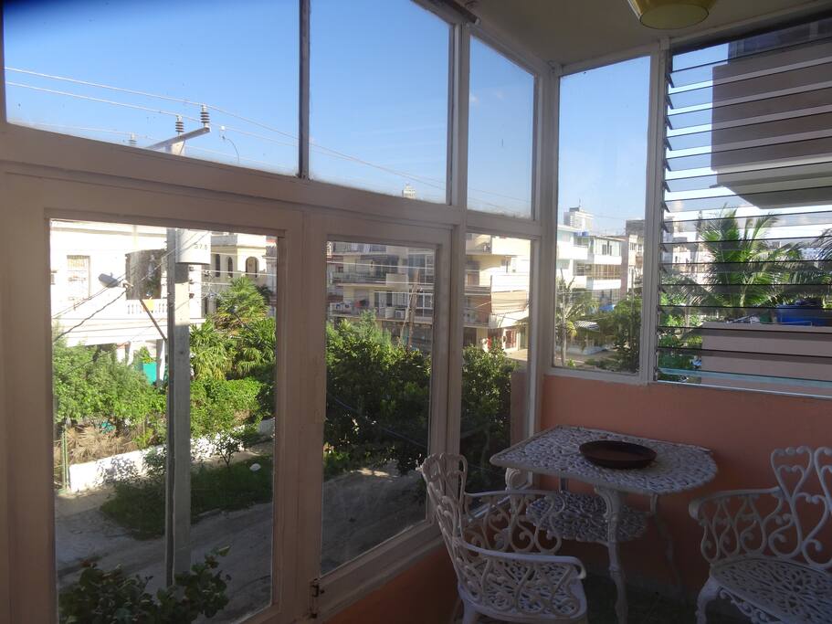 Terraza vista a la ciudad