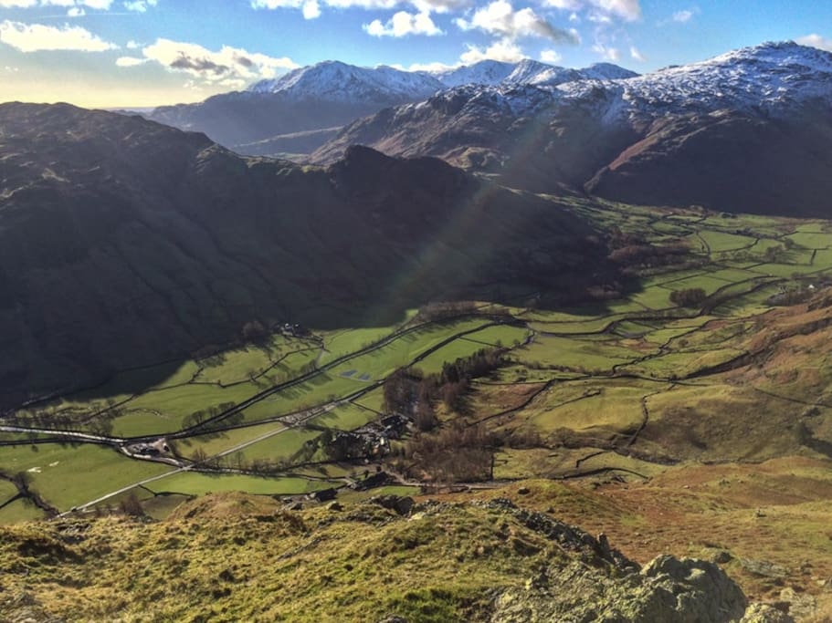 The beautiful Langdale Valley