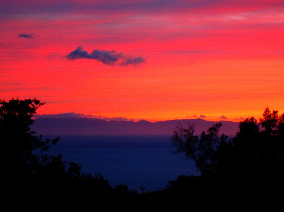 Incredible views from our home of the Pacific Ocean and the Channel Islands