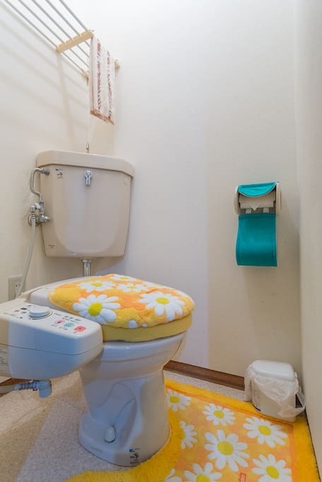 Toilet share with other house mates.(two toilets in the house)
