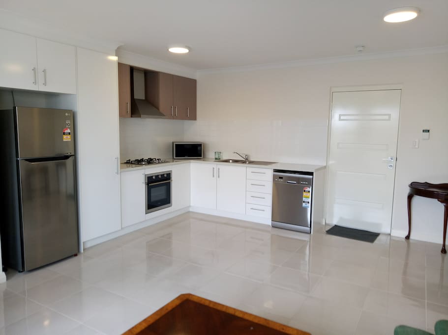 Kitchen with Dishwasher, Microwave and Nespresso Coffee Machine