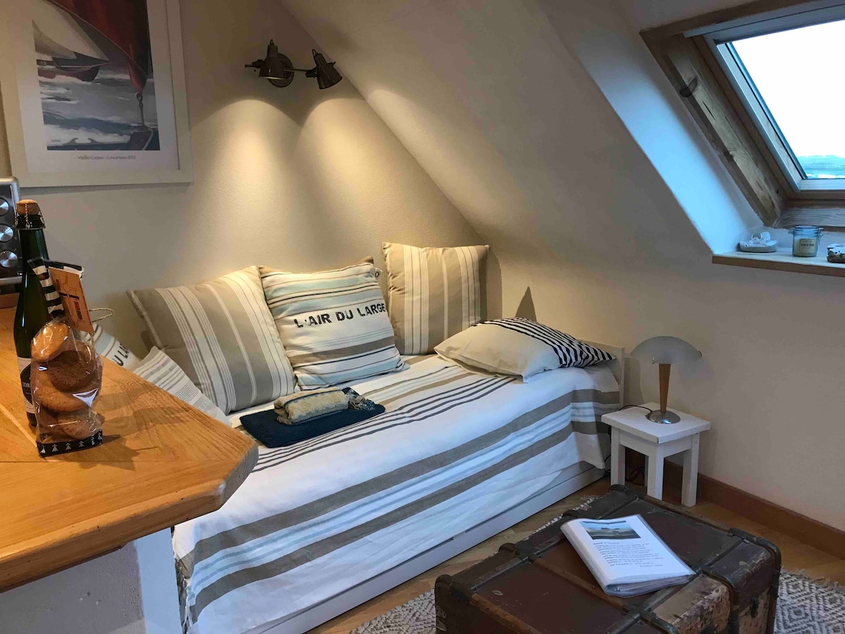 Successful Airbnb property: 180° sea view in Ploemeur