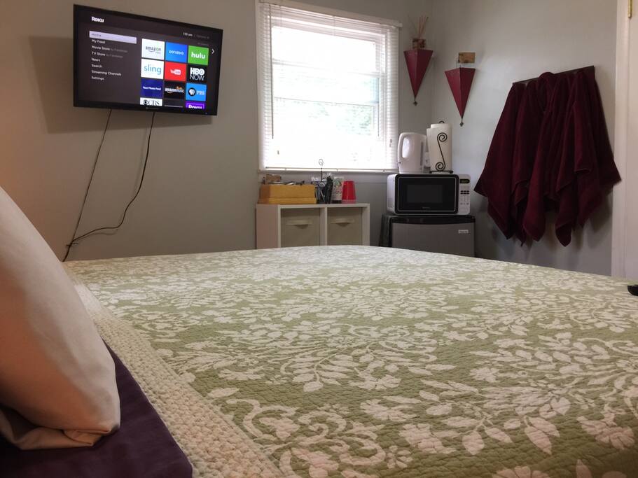 Miles of bed and still plenty of space for you and your belongings.