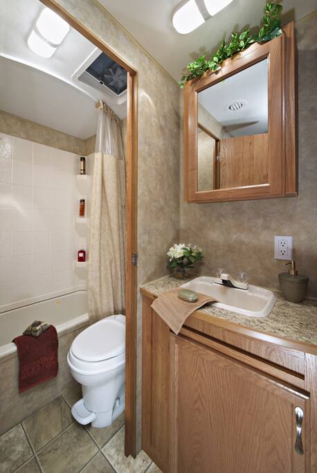 Tub/Shower/Toilet/Vanity