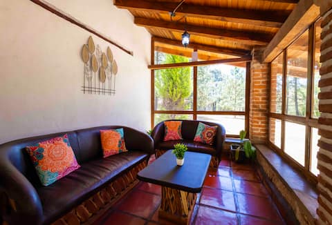 Successful Airbnb property: Forest + Grill + Fireplace + Fast Internet in Tapalpa