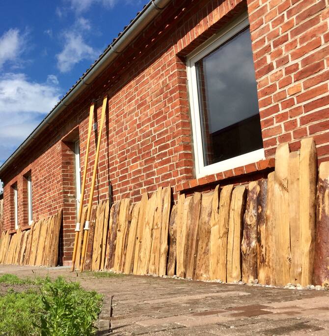Frontansicht Ferienhaus (Eingangsbereich)