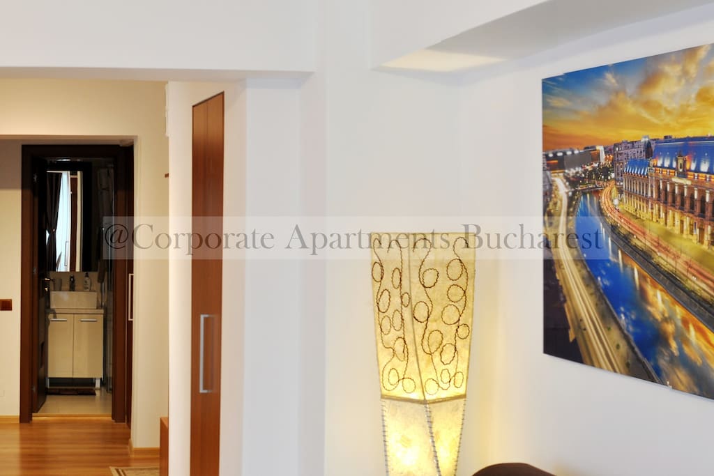 Living-room and hallway