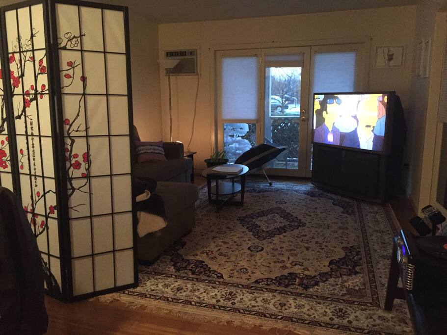 Living room for guests to enjoy