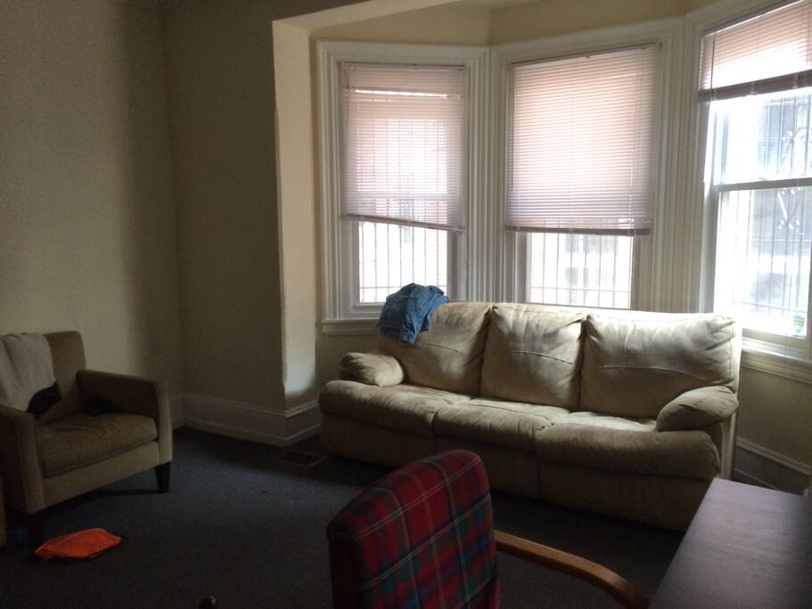 Living room in the center of the house
