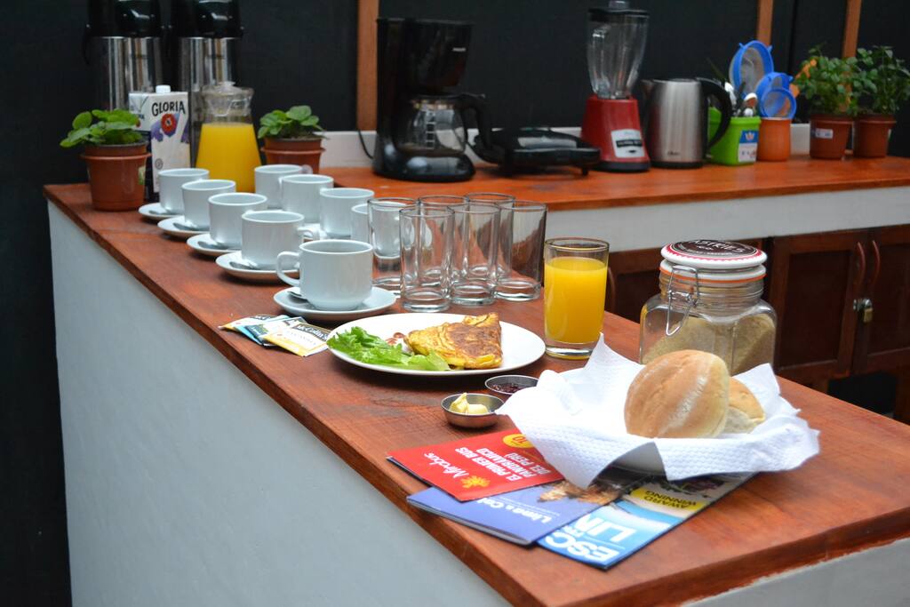 El desayuno esta incluido en la tarifa.