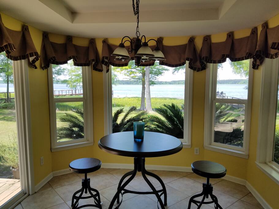Breakfast nook in kitchen