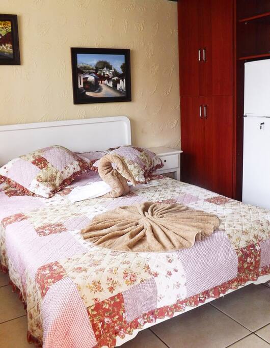 Bedroom #1: it's a little bit bigger than the other one and has kitchenette.