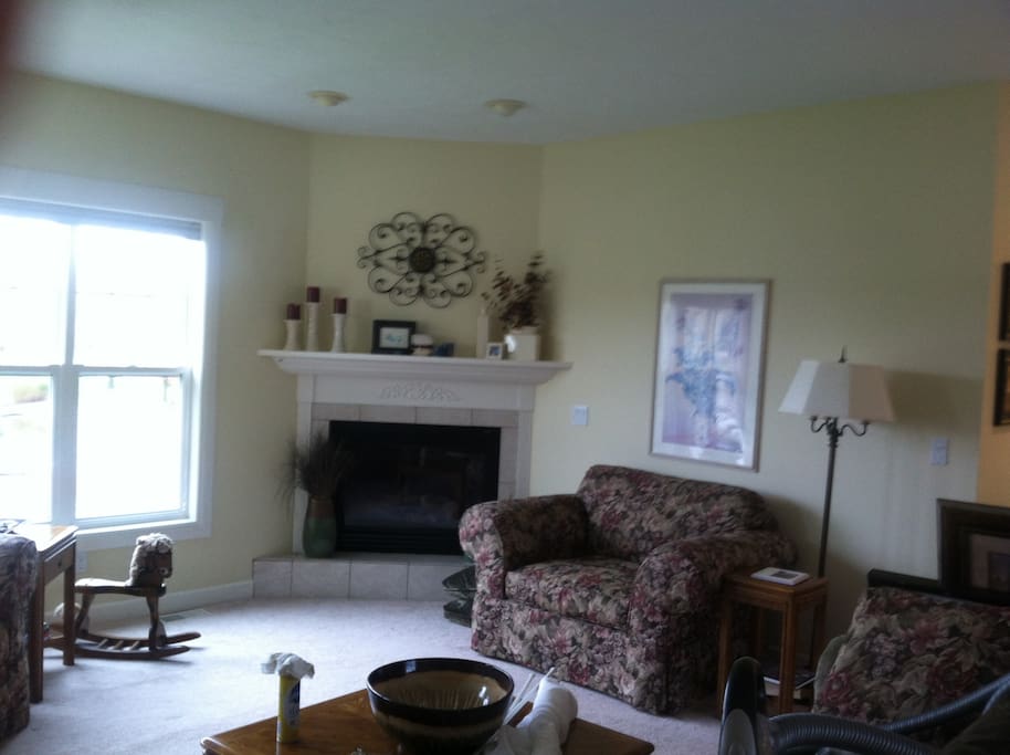 Shared owner living room located on main level.