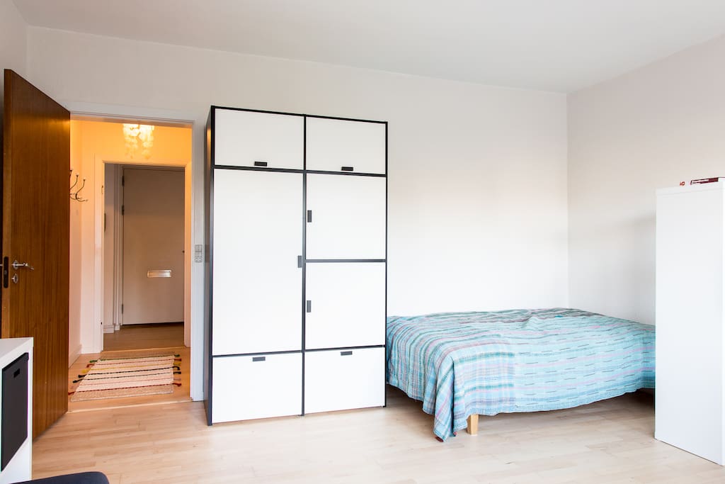 Bed and closet