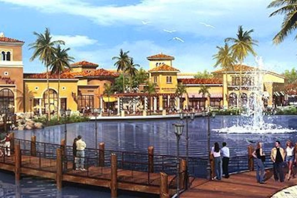 Coconut Point in walking distance