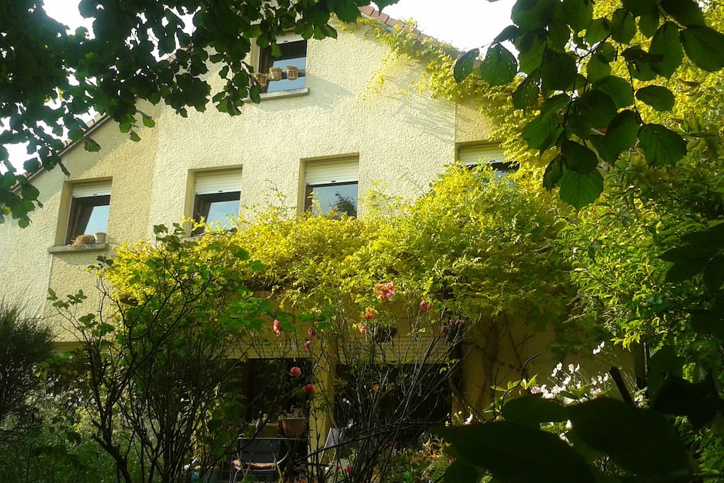 facade jardin fin d'été,