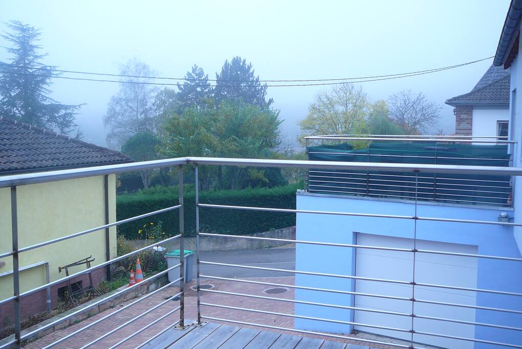 vue à partir de la terrasse