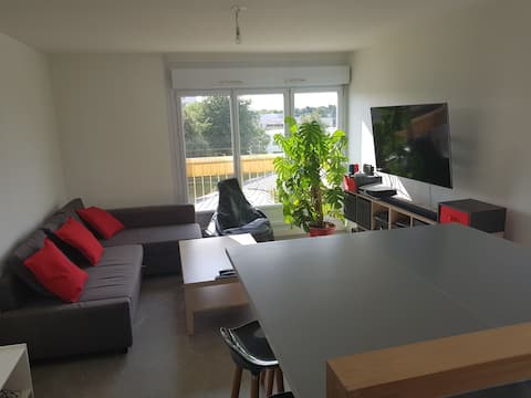 Large Apartment near Caen and the sea