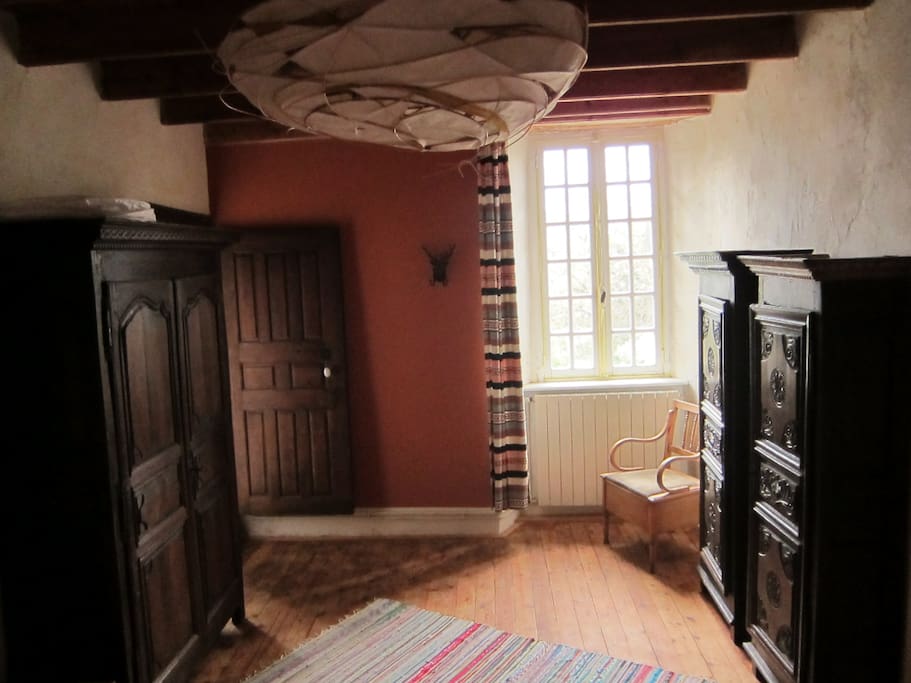 the bedroom