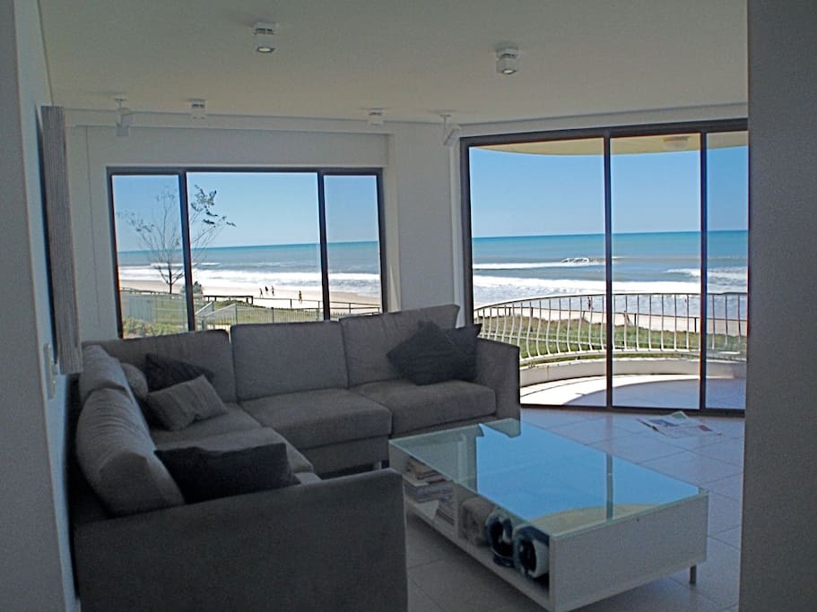 Lounge Room with flat screen smart TV