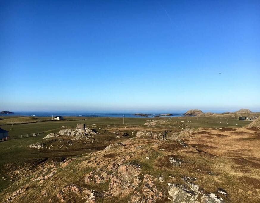 View from the highest point in the campsite.