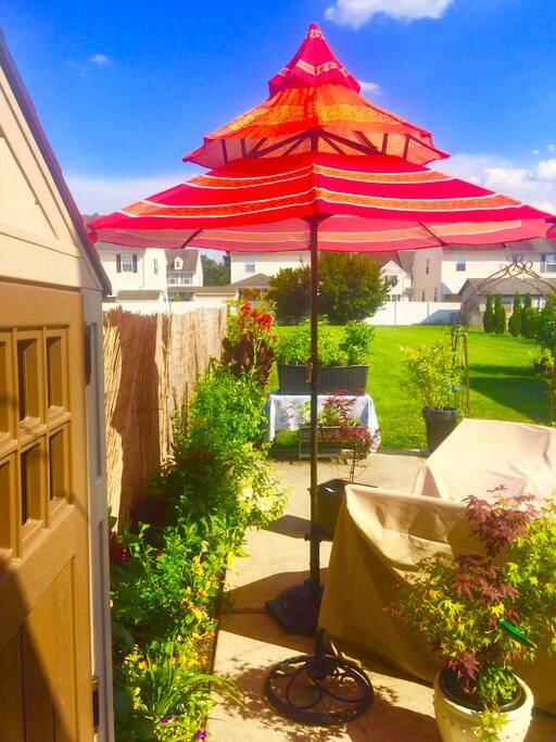 Huge back yard!