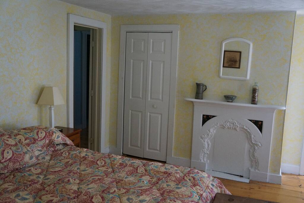 First floor master bedroom with private full bathroom.