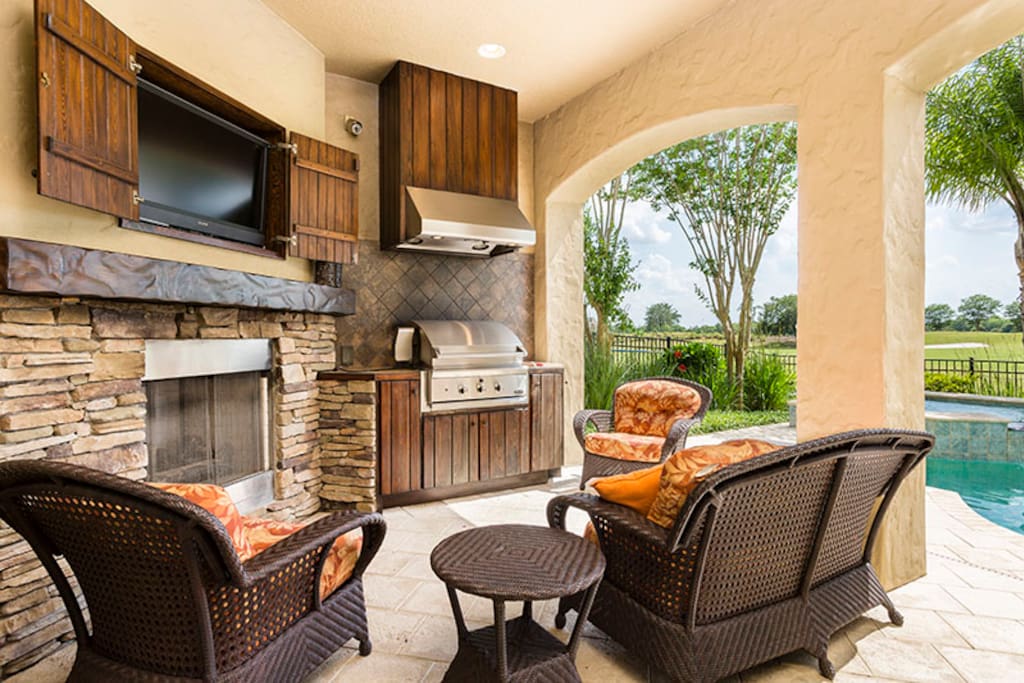The outdoor area is your own private oasis whilst vacationing
