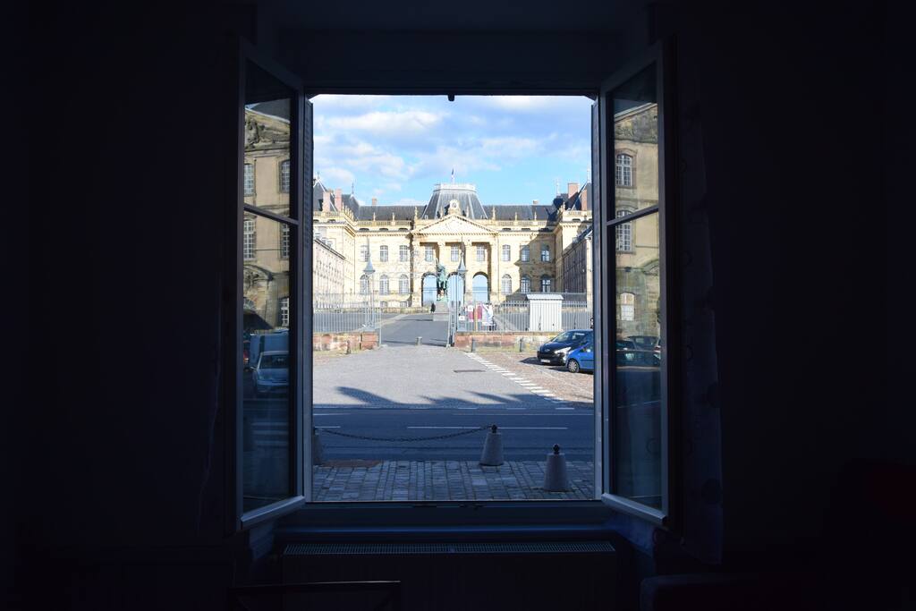 la vue de l'appartement