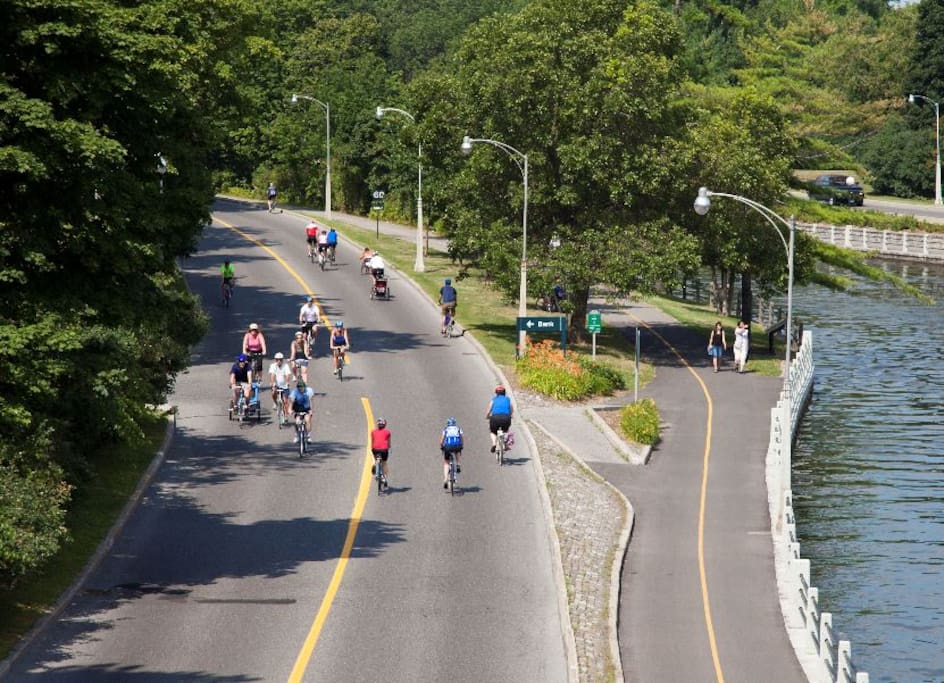 Canada’s Capital Region is home to the Capital Pathway network, one of the largest in North America. More than 600 kilometers of multi-use paths link superb natural areas, parks, gardens, museums and attractions. We're a 5 minute walk to the canal.
