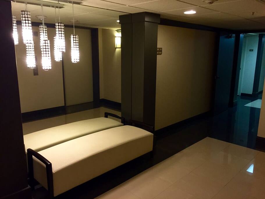 Foyer on the middle of the 6th Floor. Unit is all the way down the corridor.