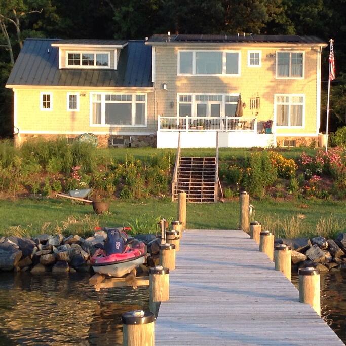 The back of the house