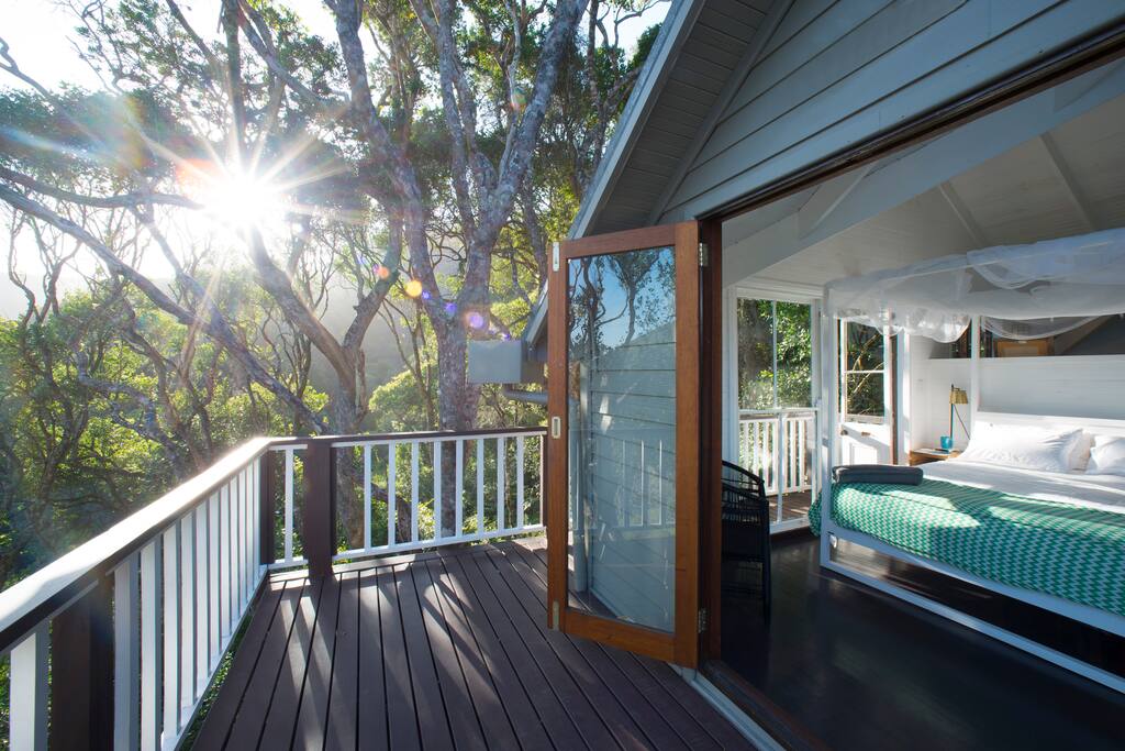Upper level balcony and Master bedroom