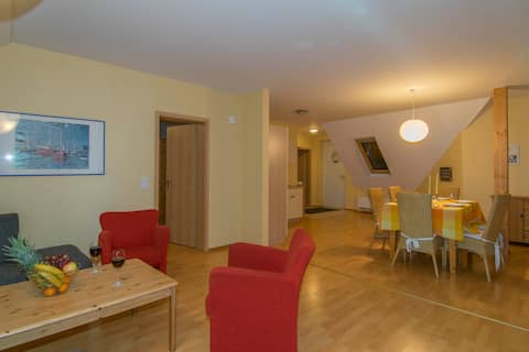 Leistungsstarkes Airbnb: Apartment Kormoran am Wassertur in Röbel/Müritz