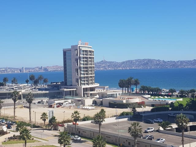 Departamento vista al mar a pasos de la playa 31