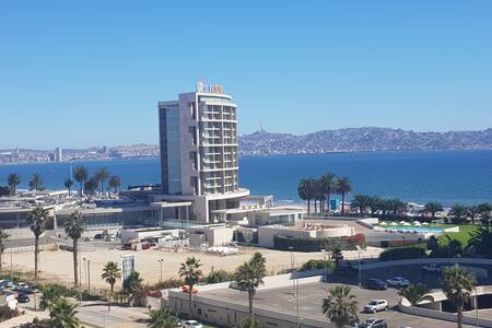 Departamento vista al mar a pasos de la playa 31