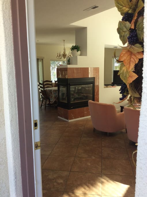 View entering thru front door.