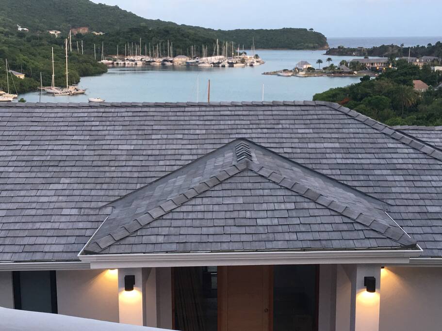front of house with view