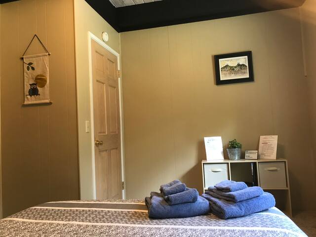 Cozy Cabin. Awesome Dog.