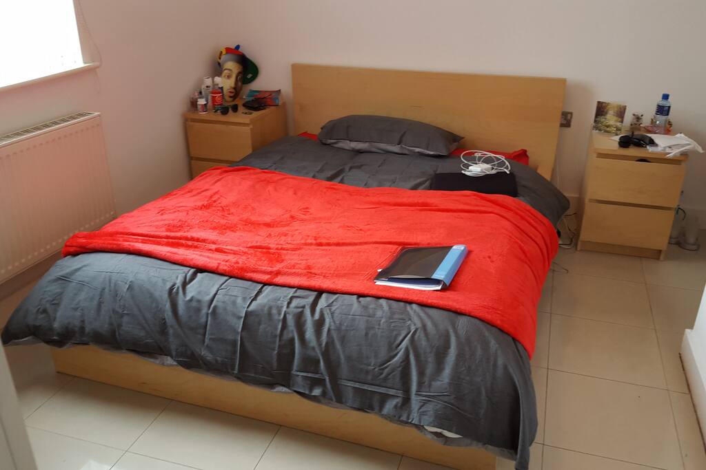 Bright Double Bedroom with a lot of space.