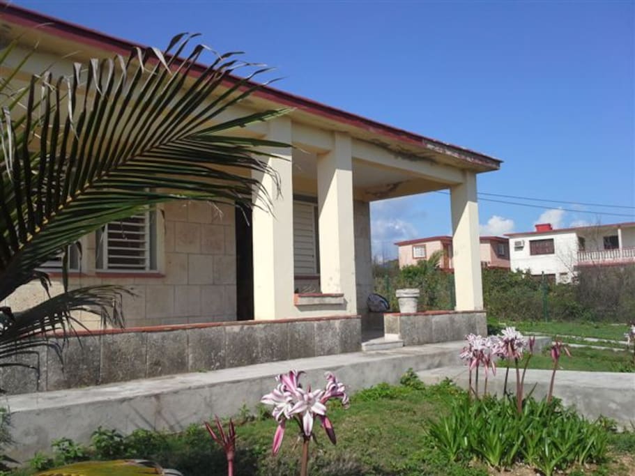 Front of house.