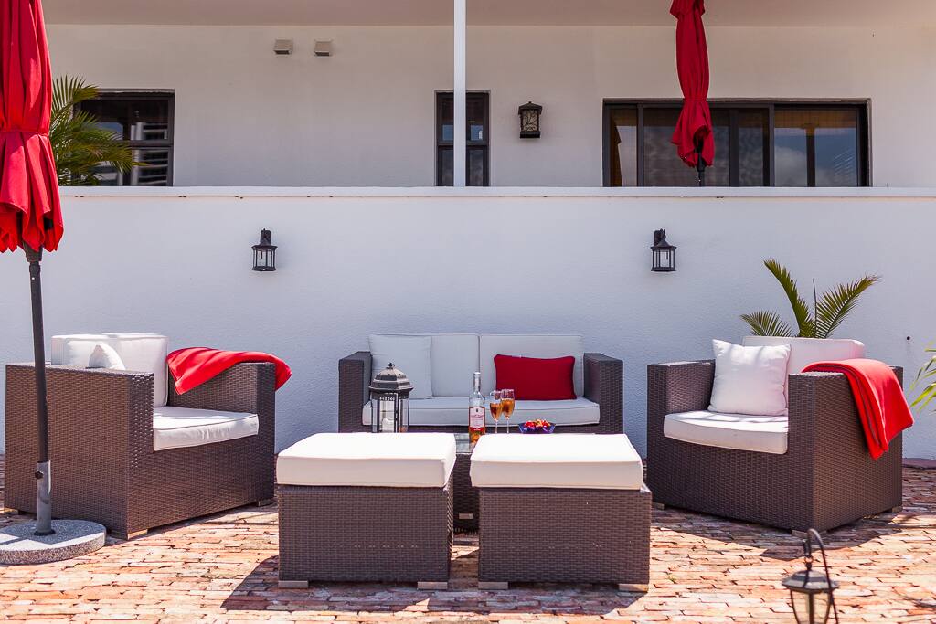 Patio for our guests